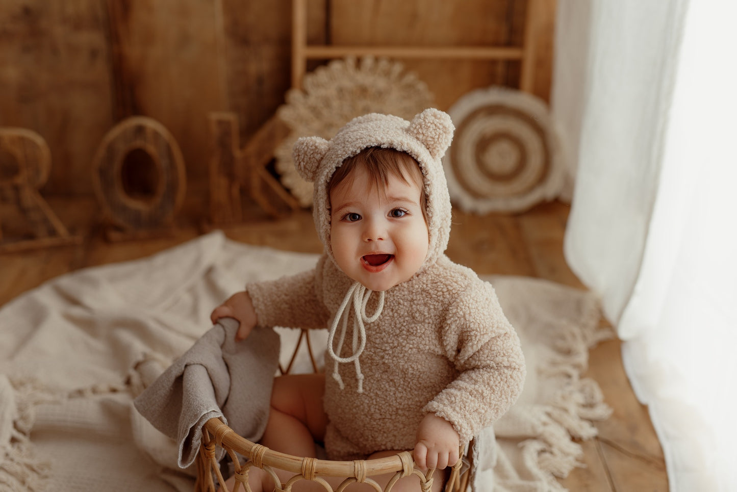 Teddy Beige - sitter set