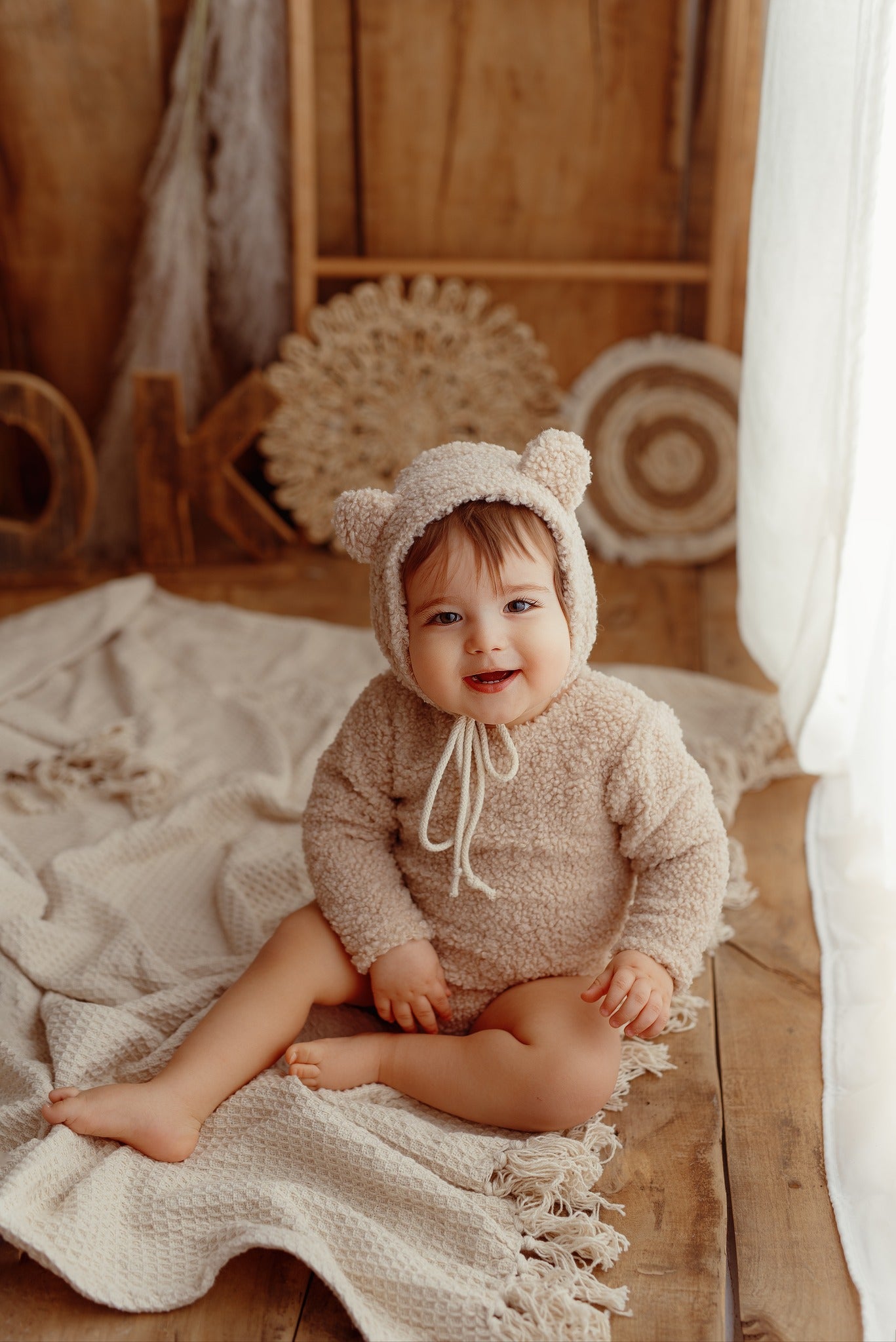 Teddy Beige - sitter set