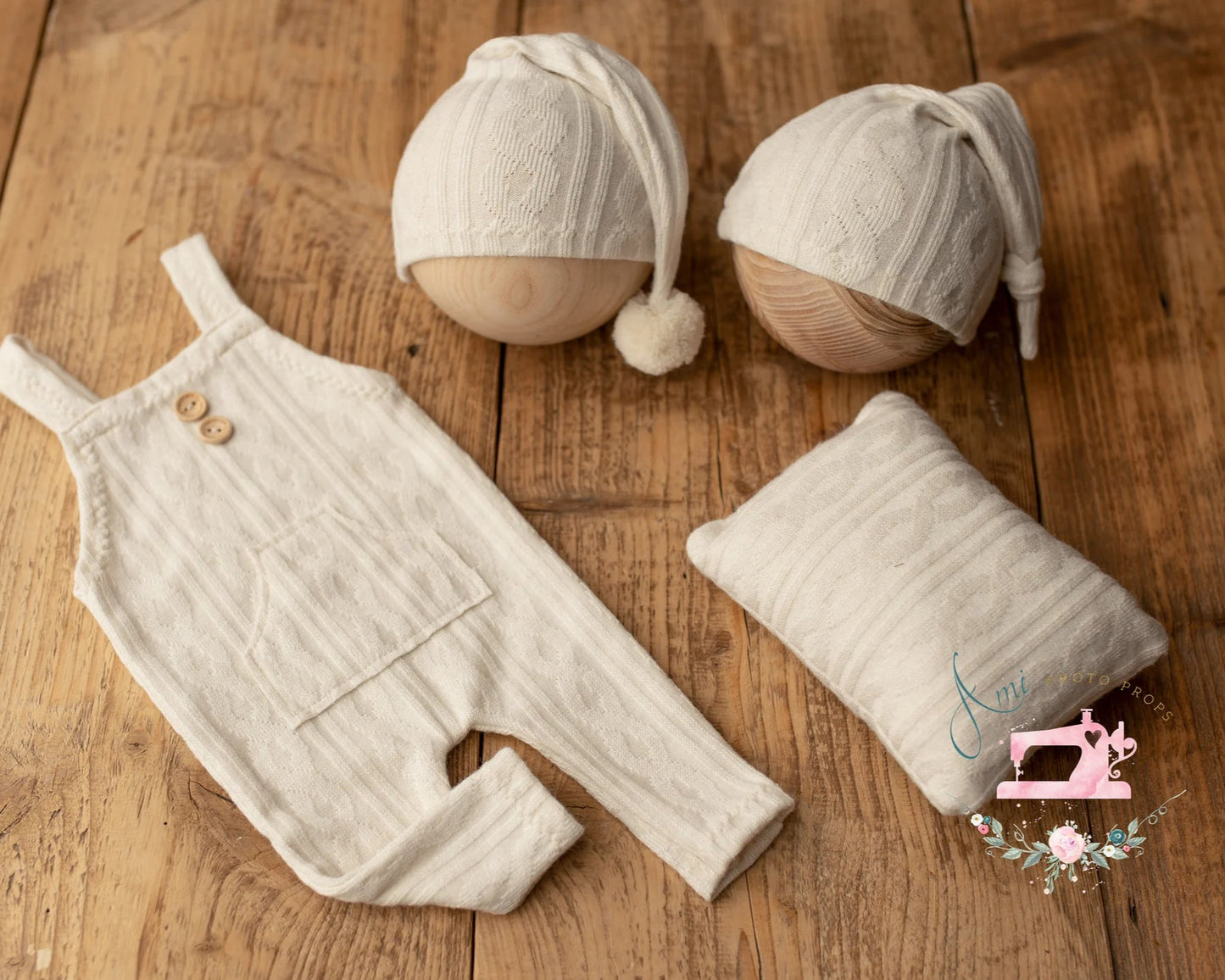 STANLEY - set romper and hat, pillow