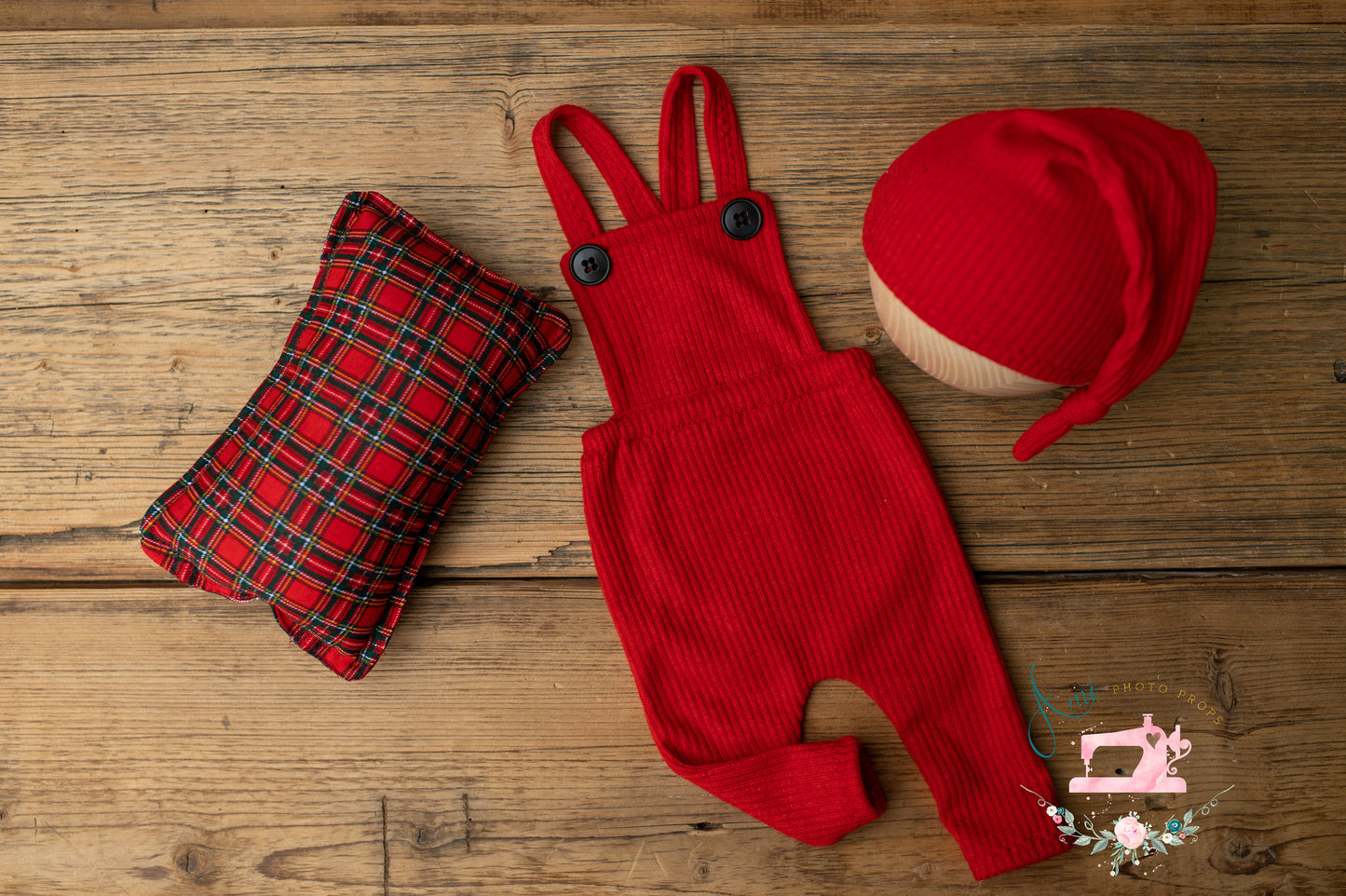 CHRISTOPHER - set nb, romper, hat and pillow