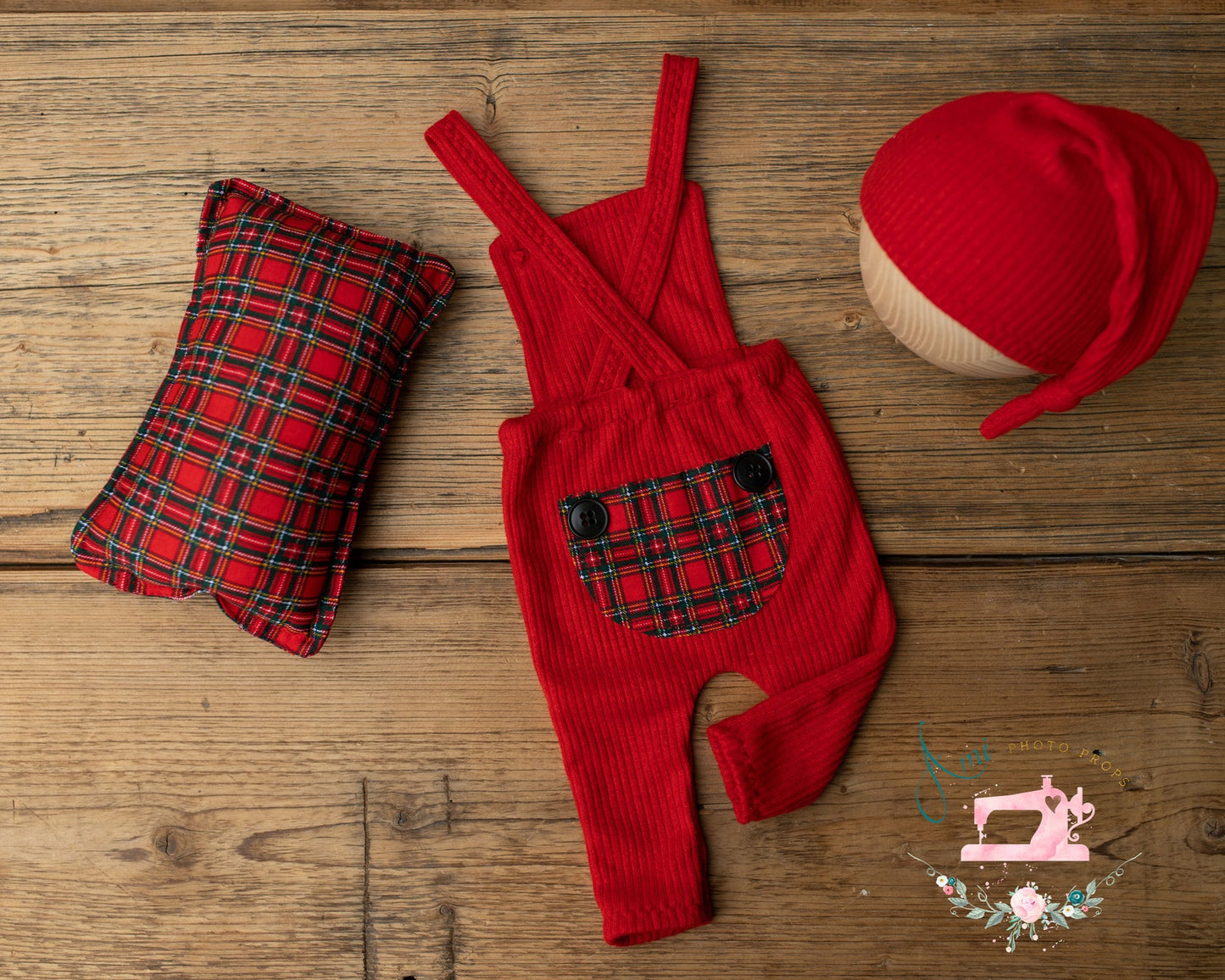 CHRISTOPHER - set nb, romper, hat and pillow