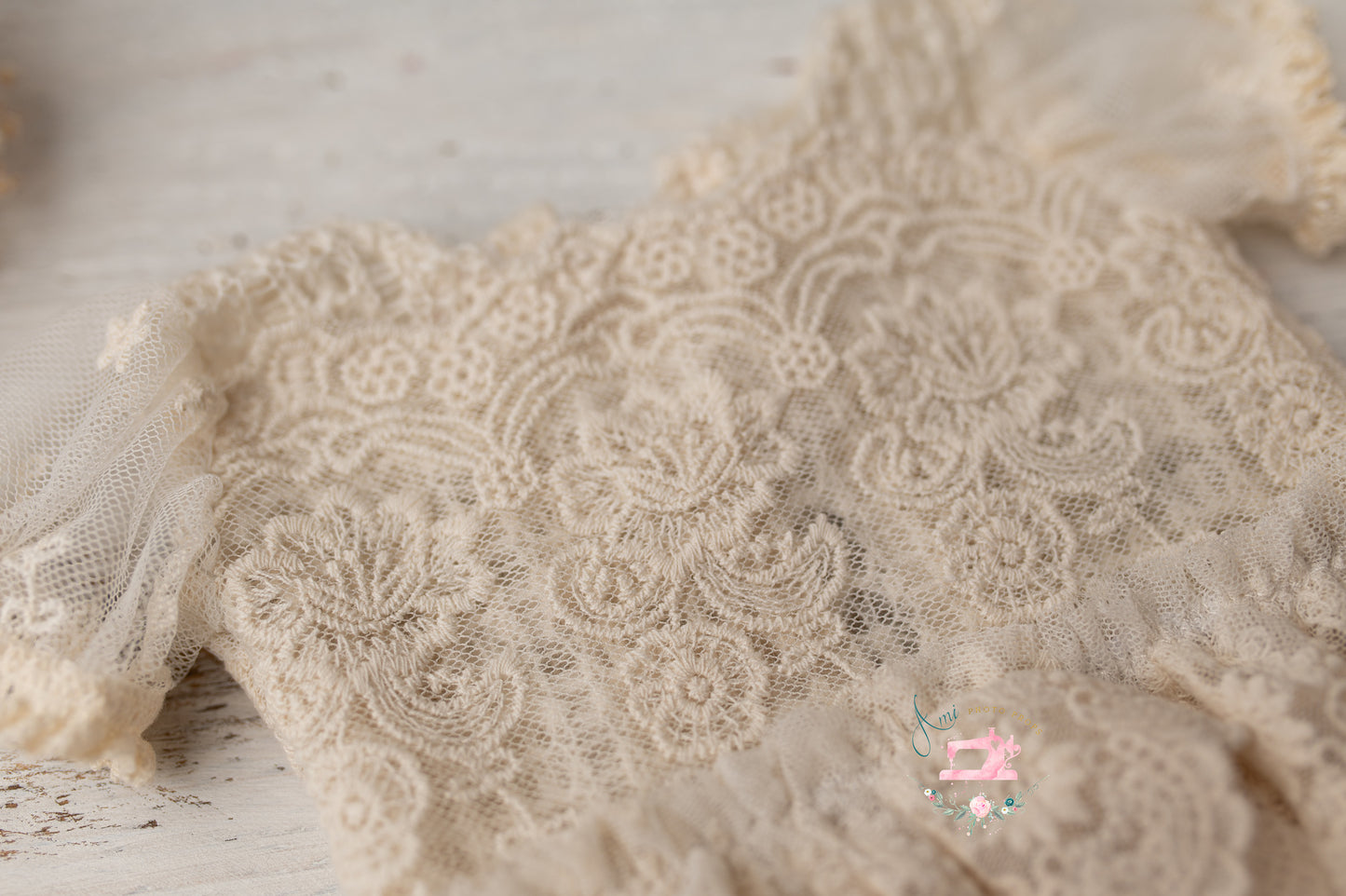 ANN - set romper and bonnet nb
