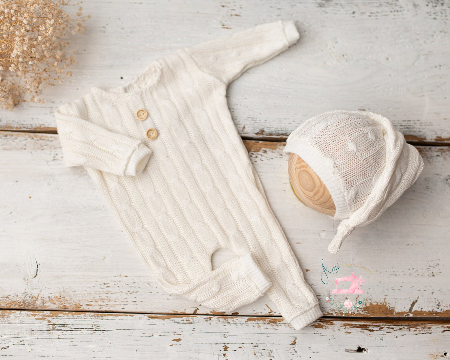 ALAIN- romper and hat nb