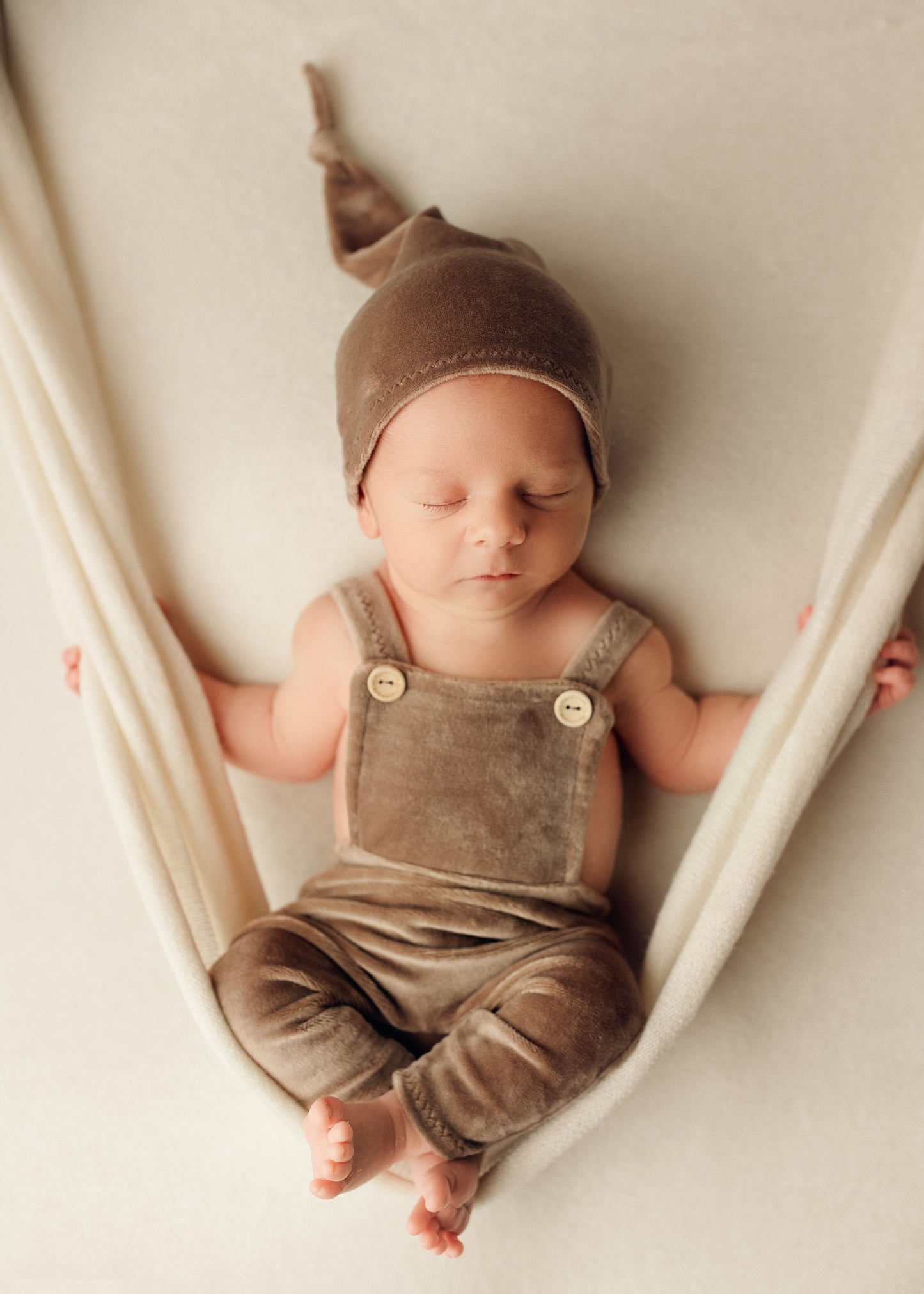 ASHER- set nb romper and hat