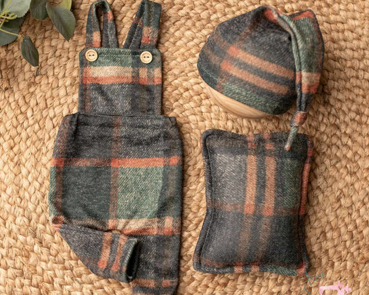 MASON - set romper, hat and pillow
