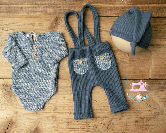 GREGORY - set romper, panties and hat