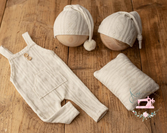 STANLEY   - set romper and hat, pillow