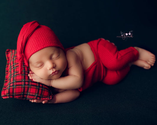 CHRISTOPHER - set nb, romper, hat and pillow