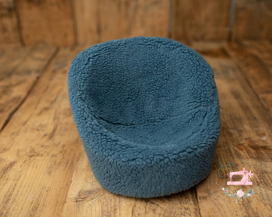 Posing Chair with cover - sea blue