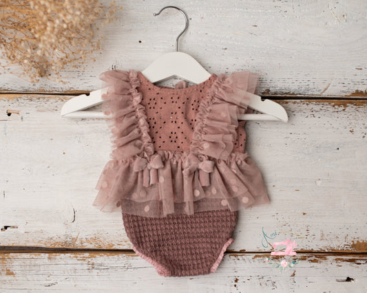 LILY  - romper nb