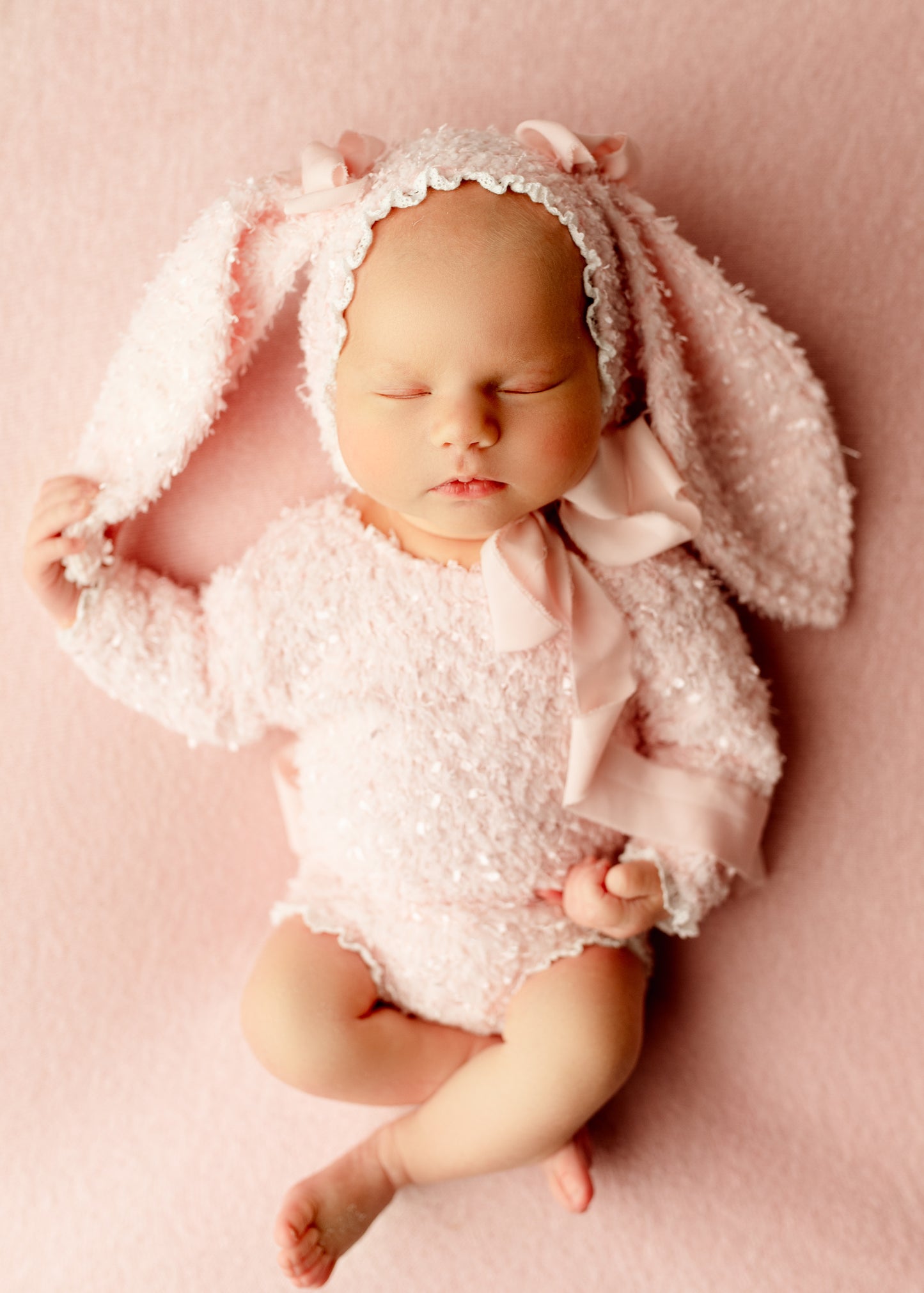 BUNNY - set romper and bonnet