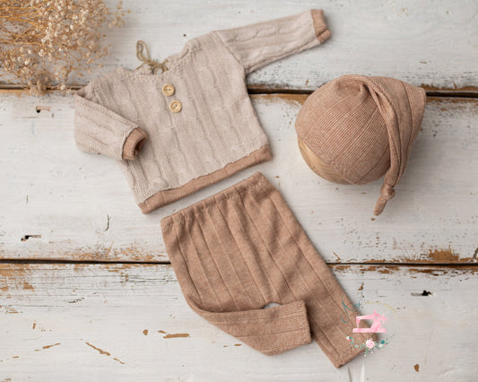 CHARLES - set nb, panties, hat and blouse