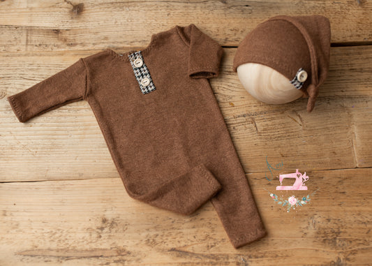 Aron  - set romper and hat