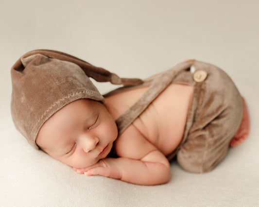 ASHER- set nb romper and hat