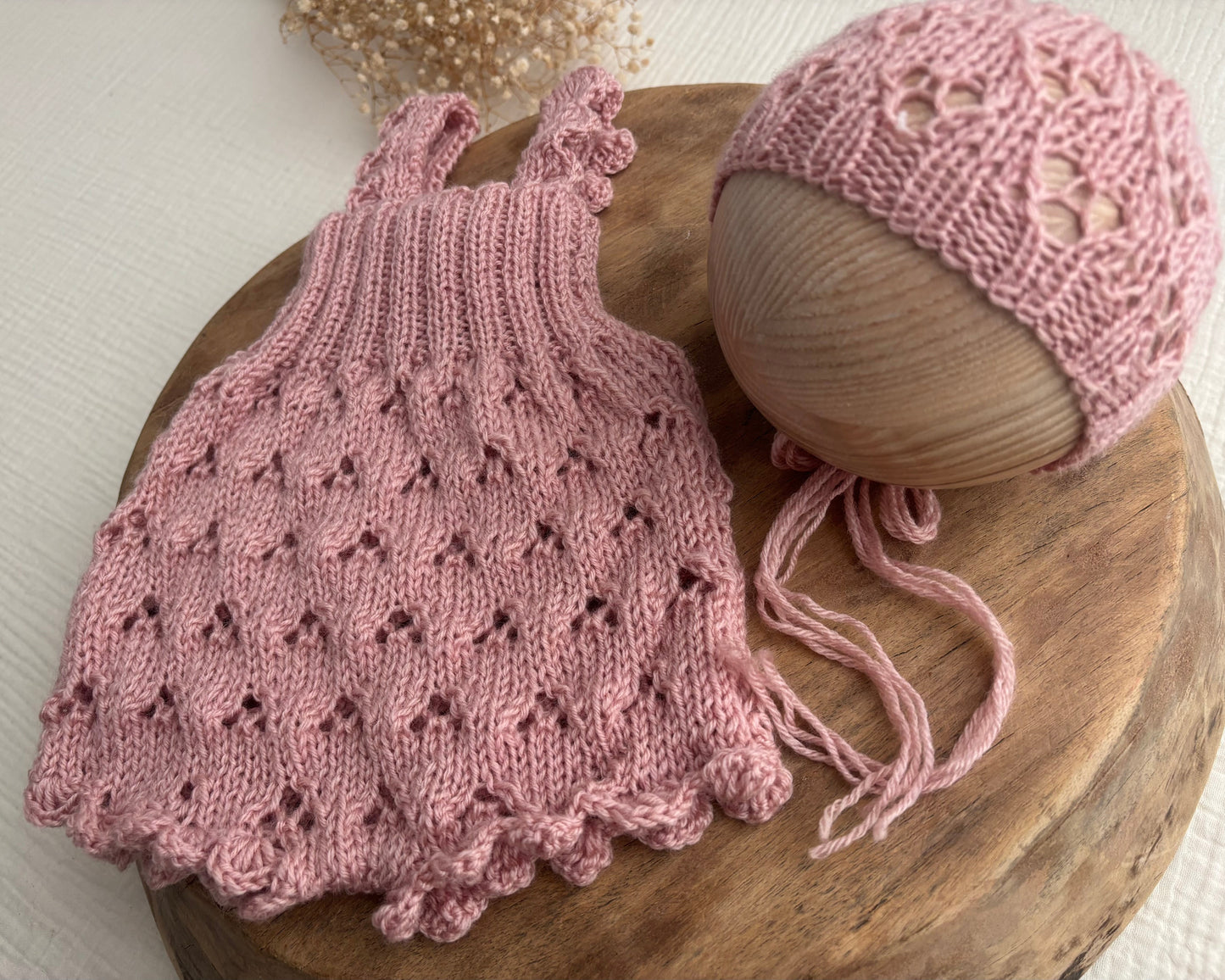 NORI - romper and bonnet